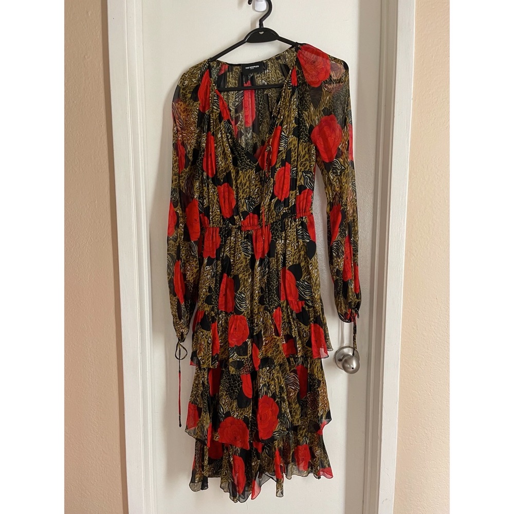 Silk Tiered Floral Dress by The Kooples